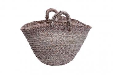 Orig. Marokko Korbtasche aus Palmgras natur 