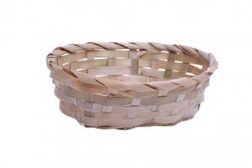 Korbschale oval Bambusgeflecht 19cm 
