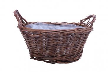 Korbschale rund ungeschälte Weide d20cm 