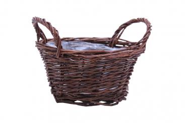 Korbschale rund ungeschälte Weide 15cm 