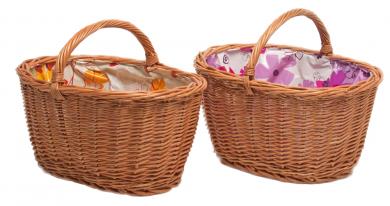 Autokorb gesottene Vollweide Plastikeinlage 