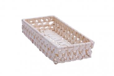 Palmblatt-Schale rechteckig 25cm 