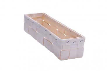 Spankorb natur rechteckig 35cm 