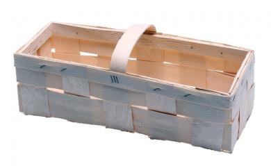 Spankorb natur rechteckig 37cm 