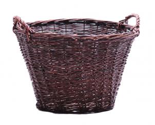 Garten- Kartoffelkorb ungeschälte Weide rund 40cm 