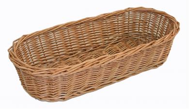 Brotkorb oval gesottene Vollweide 39cm 