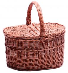 2-Deckel Korb, gesottene Vollweide 