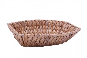 Korbschale Wasserhyazinthgeflecht oval 30cm 
