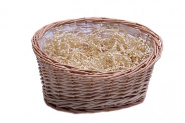 Präsentkorb Vollweidengeflecht hell 35cm 