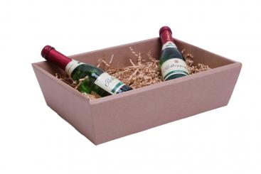 Verpackungsschale aus Karton braun 29x21xh9cm 