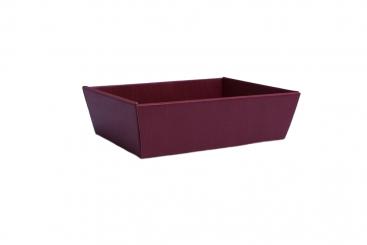 Verpackungsschale aus Karton bordeaux 29x21x9cm 