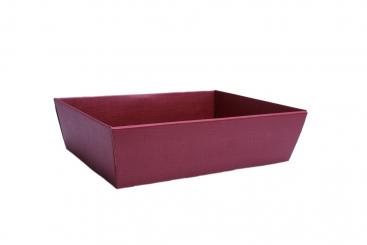 Verpackungsschale aus Karton bordeaux 40x30x11,5cm 