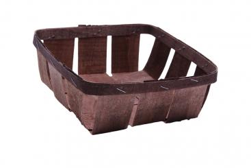 Spankorb braun quadratisch 18cm 