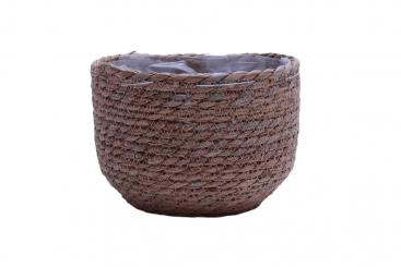 Übertopf Seegrasgeflecht natur d21cm 