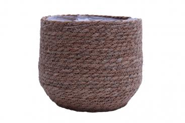 Übertopf Seegrasgeflecht natur d23cm 