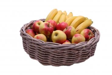 Korbschale aus Rattangeflecht rund 40cm 