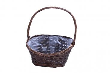 Präsentkorb Spanholz-Weidengeflecht 48cm 