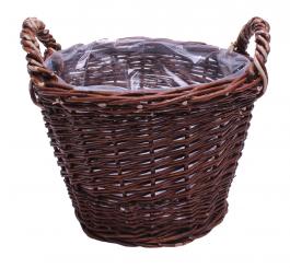 Korbübertopf ungeschälte Weide 30cm 