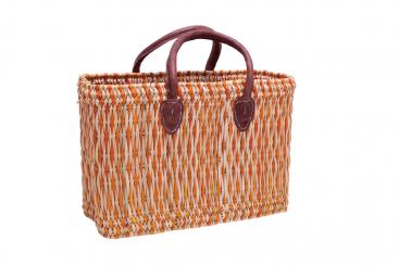 Original Marokko Seegrastasche orange ca. 40cm 