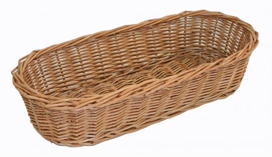 Brotkorb oval gesottene Vollweide 39cm 