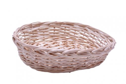 Korbschale helle Spaltweide oval 31cm 