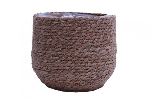 Übertopf Seegrasgeflecht natur d23cm 